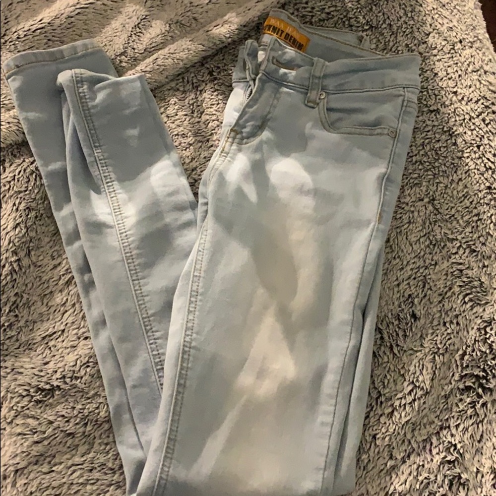 Tight Skinny Blue Jeans